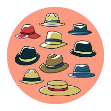 Free Colorful Panama Hats Collection Vector - Nohat - Free for designer