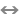 Left-and-right arrow Left-and-right arrow
